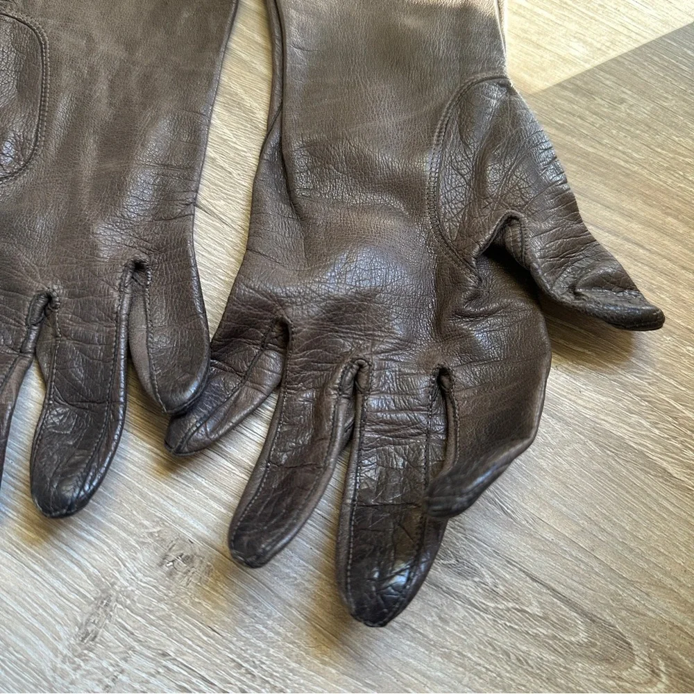 Vintage Dayne Taylor Silk Lined leather gloves
